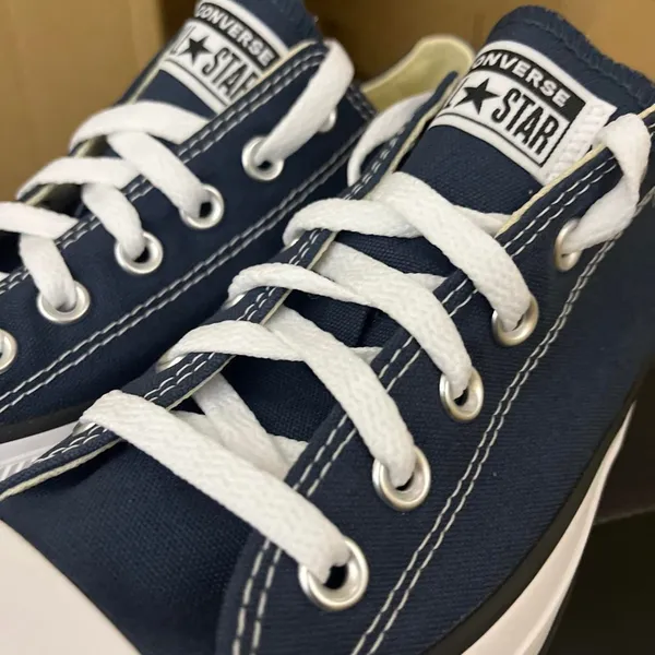 Converse Women's Navy Trainers - Image 2