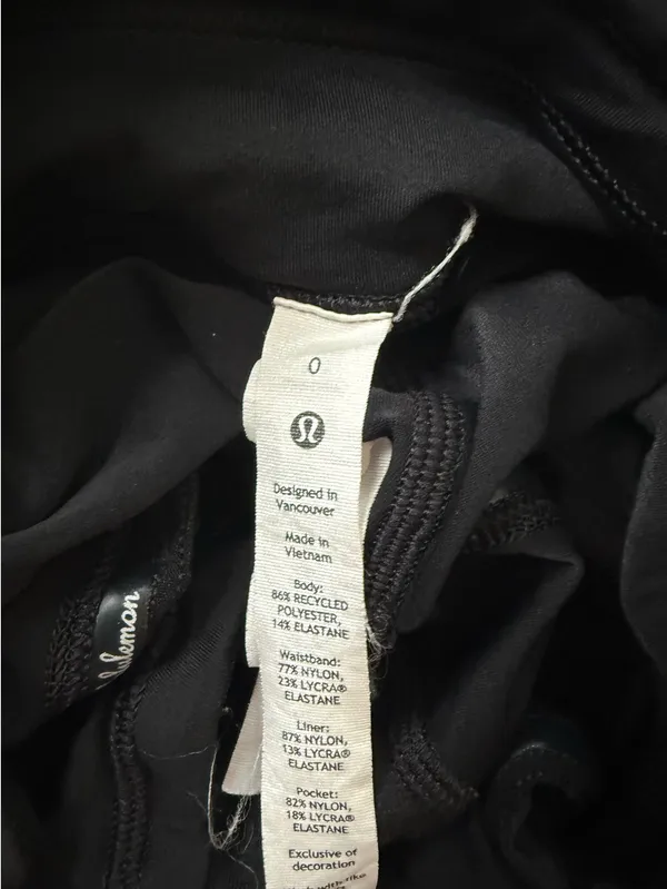 Lululemon Black Pace Rival Skirt - Image 3