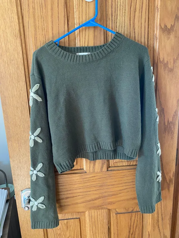 Altar'd State Cropped Sweater - Image 2