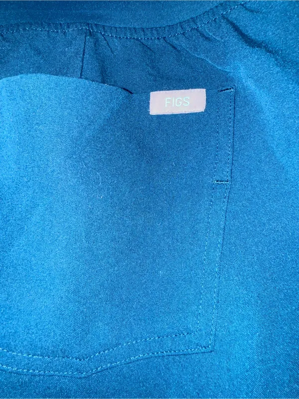 Figs Zamora Jogger Scrub Pants Deep Reef Blue Women’s Medical Uniform - Image 7
