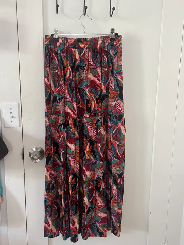 Long Patterned Skirt - Image 4
