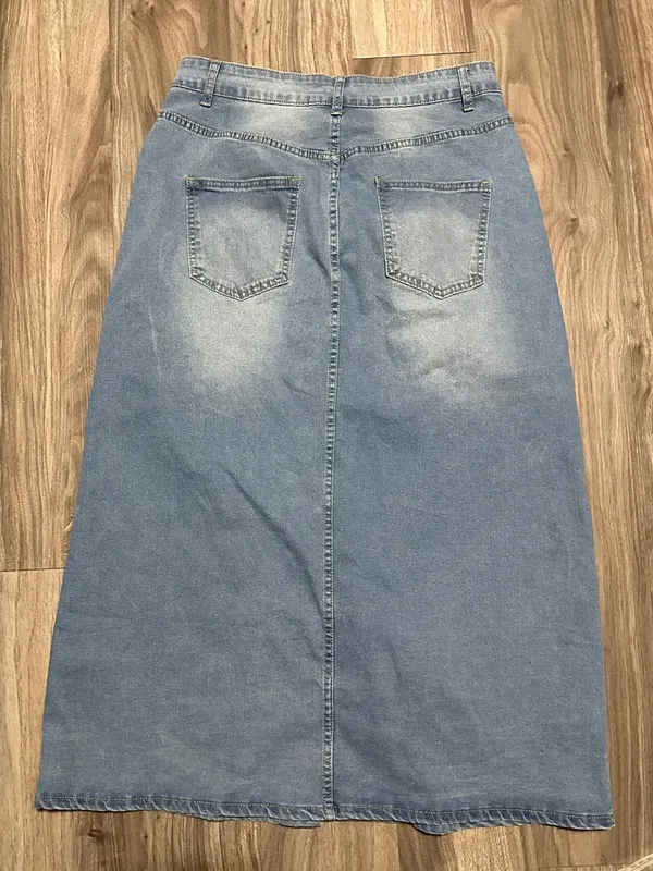 Light Blue Denim Button - Image 8