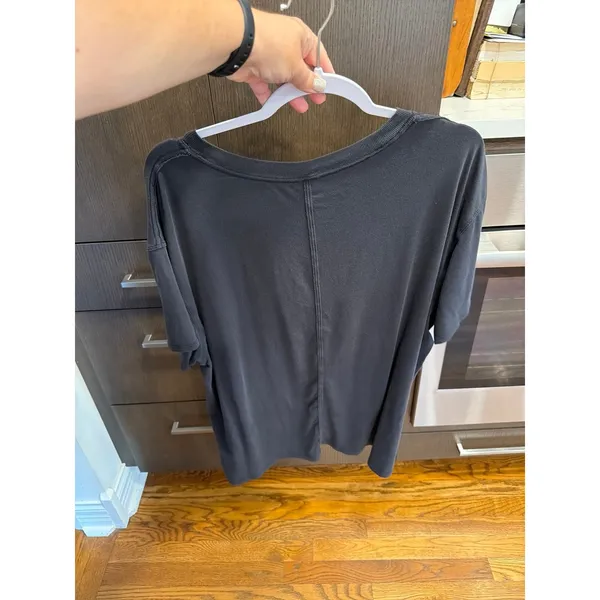 Lululemon all yours black wordmark graphic shirt women's 18 - Image 3