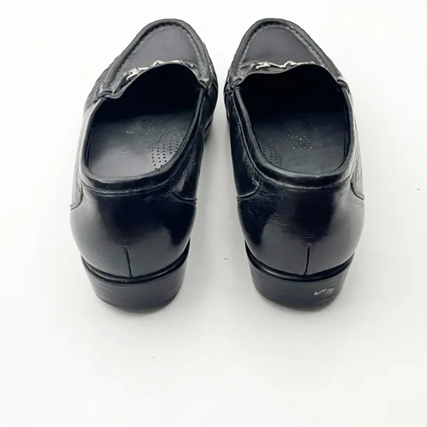 SAS Metro Tripad Black Leather Horsebit Slip On Comfort Footbed Shoes 7 Casual - Image 7