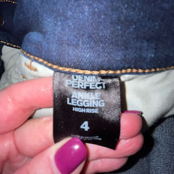 Express Denim‎ Perfect ankle high rise legging 4 - Image 6