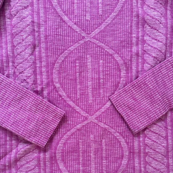 lululemon Magenta Crew Neck womens long sleeve top Rest Less Pullover - Image 7