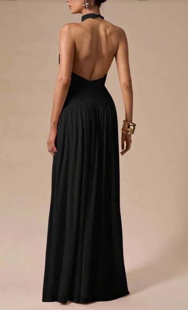 Long black dress Size XS - Image 2