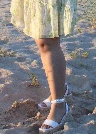 JustFab White Platform Heel Wedges raffia Heels coastal grandma shabby chic - Image 7