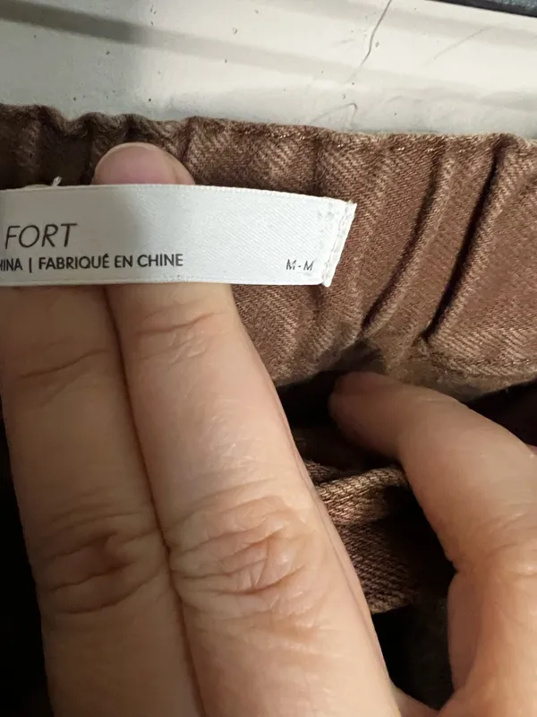 Oak‎ + Fort Chocolate Brown Wide Leg High Rise Crop Pants - Image 7
