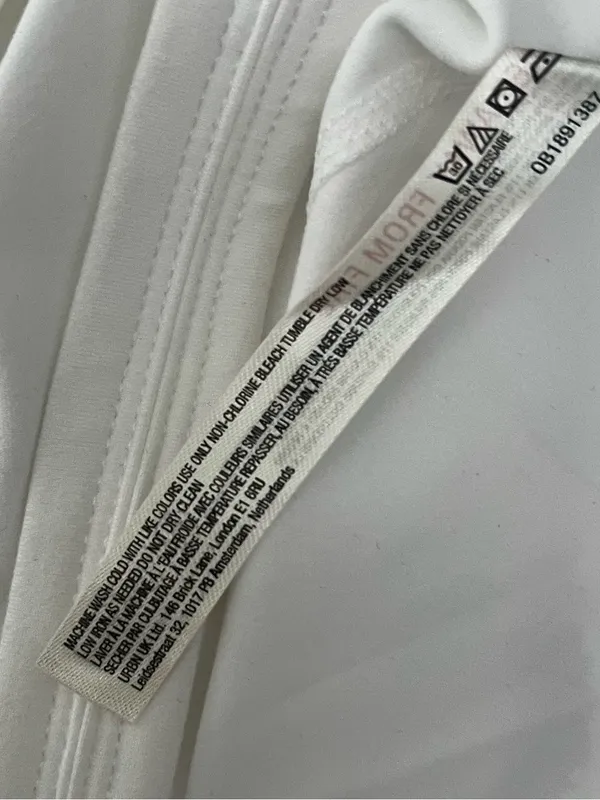 Free people Movement Smockin Hot Tennis Dress White Smocked Athletic NWOT large - Image 8