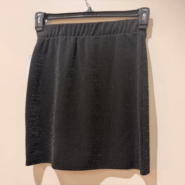 Live to be spoiled Sparkly Mini Skirt Y2K 2000s Going Out Glamorous Pencil Bodycon Elevated Basic - Image 4