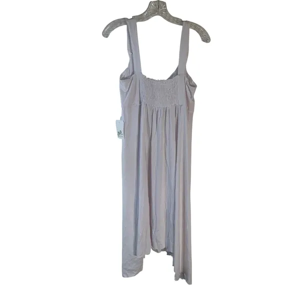 Fresh Produce Mary Ellen Impromptu Dress White Sleeveless Midi Smocked‎ XL NEW - Image 2