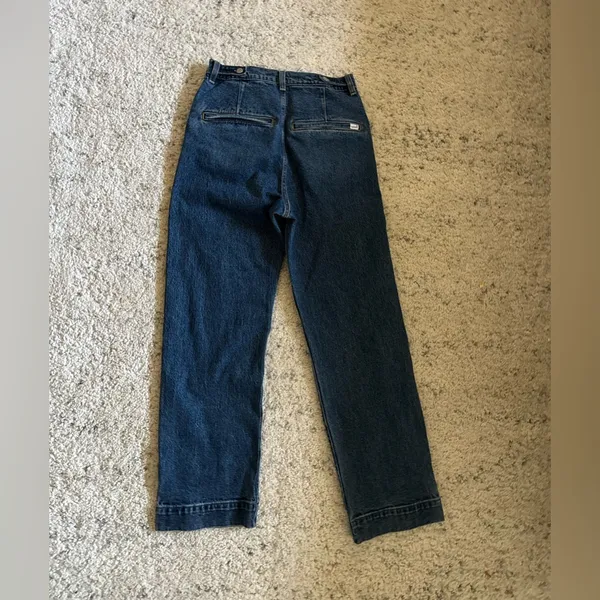 Levi‘s Cinch Ribcage Straight Ankle‎ Jeans Sz 28 in Blue Viral Trend - Image 4