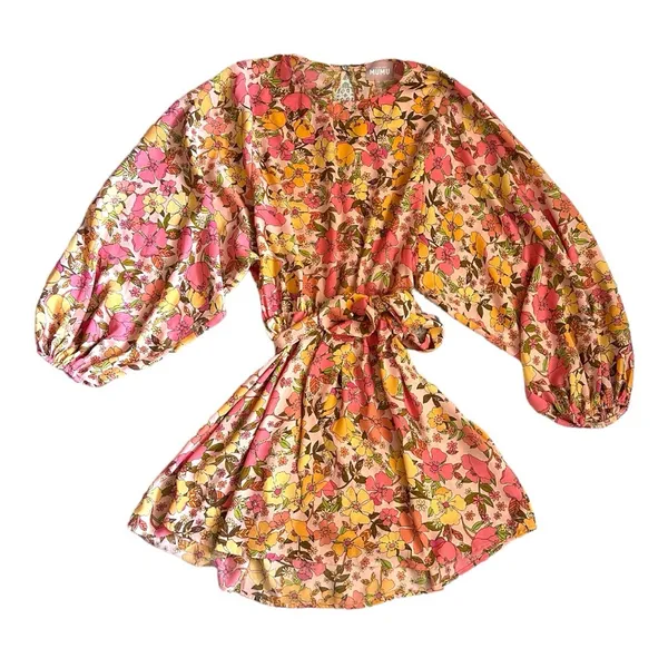 Show Me Your Mumu Larissa Dress In Pretty Poppy - Image 2