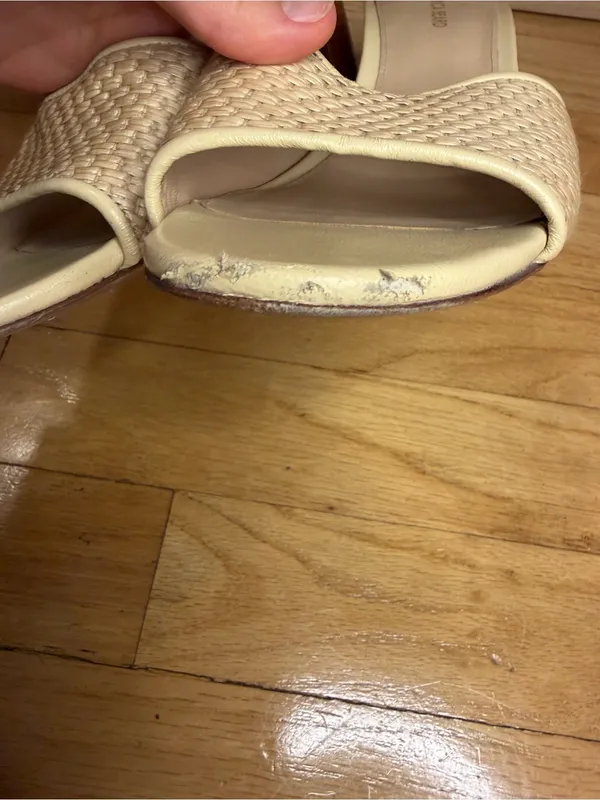 Veronica Beard Galessa Raffia Sandals - Size 8.5 - Image 4