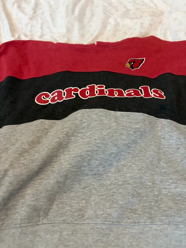 Cardinals red and gray hoodie - Image 2