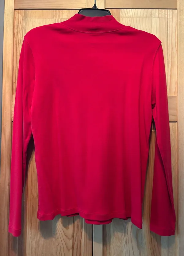 Red Mock Turtleneck  - Image 2