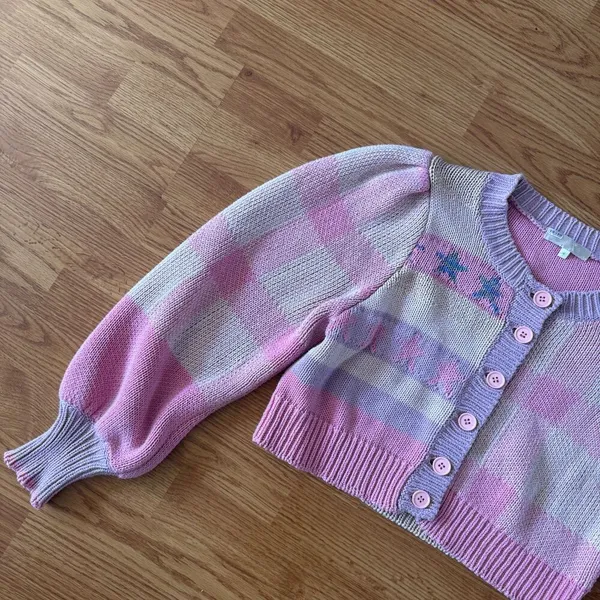 LoveShackFancy Bedford Cropped Cardigan Size Medium - Image 6
