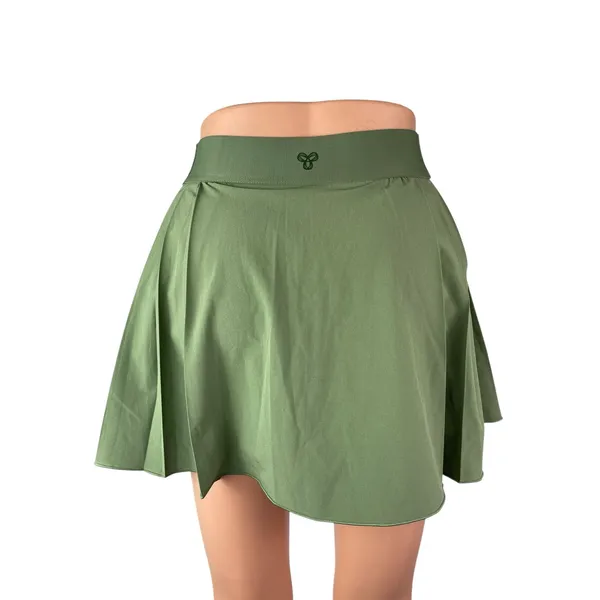 Aritzia TNAction Women's Green High Rise Yoga Athletic Activewear Skort Skirt XS - Image 3