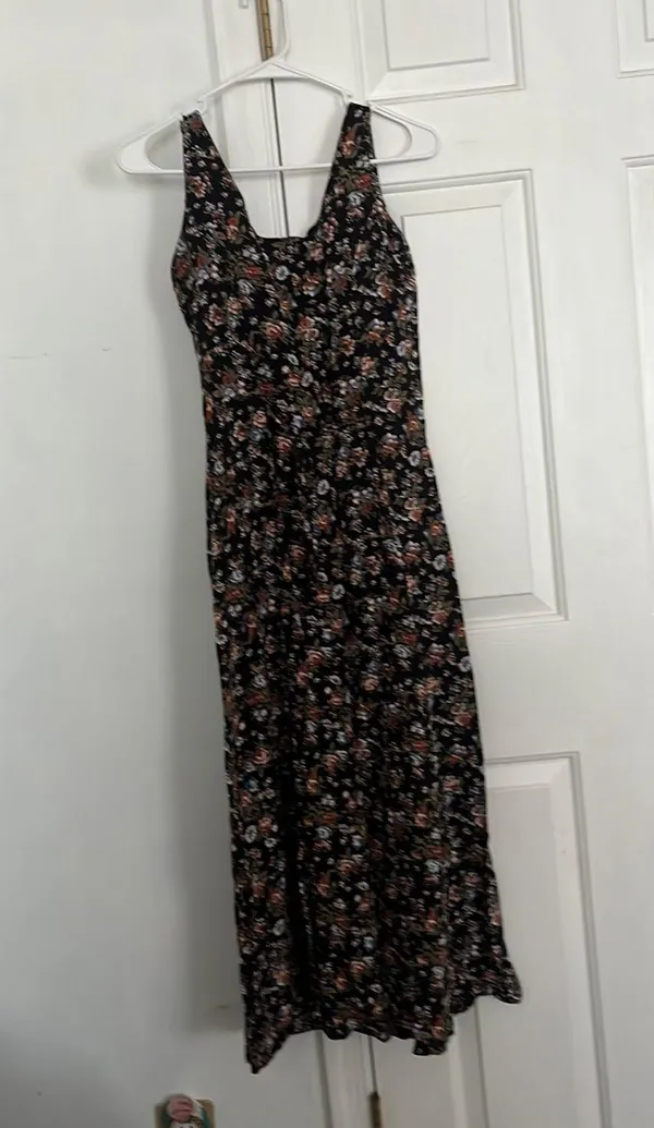 Energie Black Floral Dress - Image 3