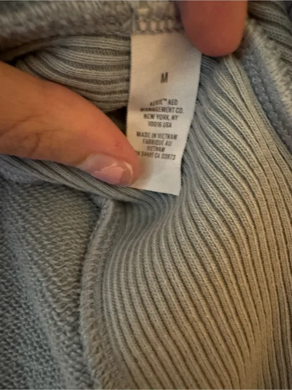 aerie Oversized Crewneck Sweatshirt - Light Blue - Image 4