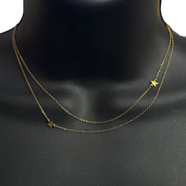 Jennifer Zeuner dainty star double necklace - Image 2