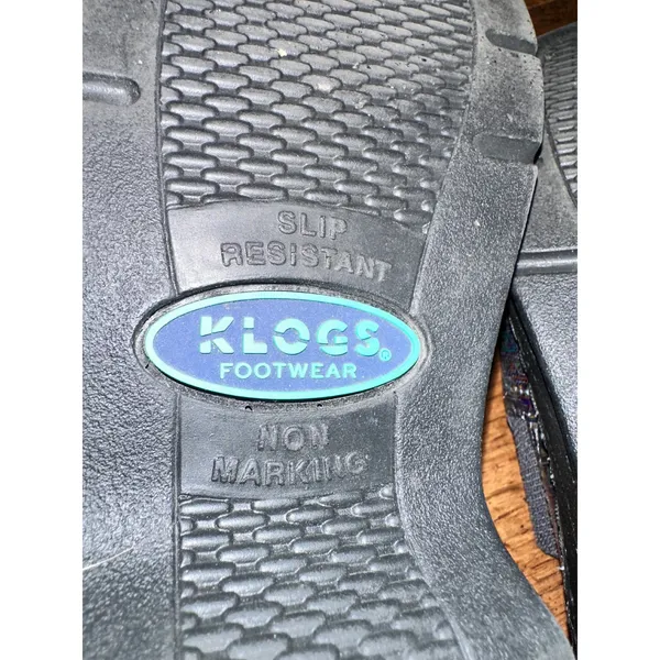 Klogs Naples Size‎ 7M Women's Slip Resistant Work Shoes Multi Triangle Black Size 7 - Image 6