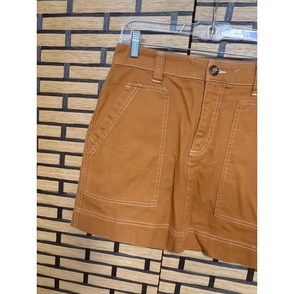 Old Navy Brown Cargo‎ Mini Skirt Size 4 - Image 4