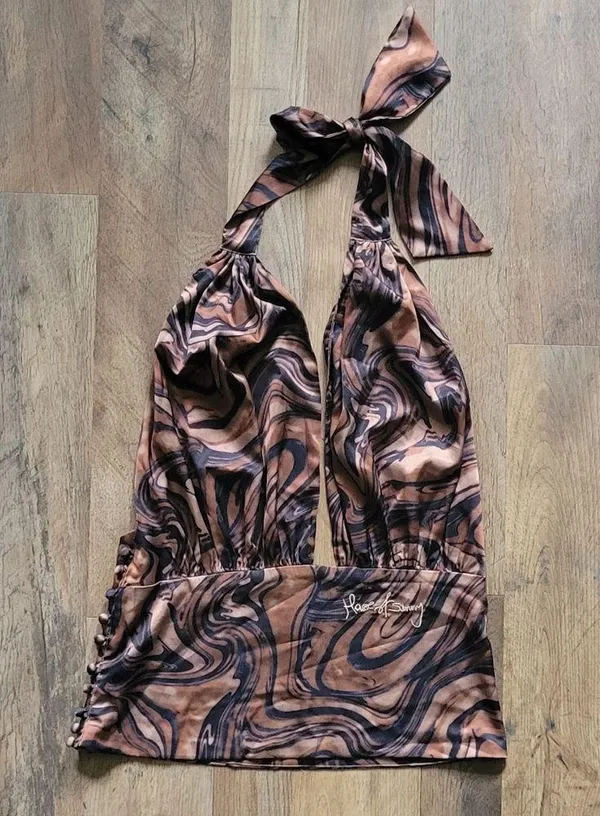 House of Sunny Mahogany Paradise Party Top - Image 3