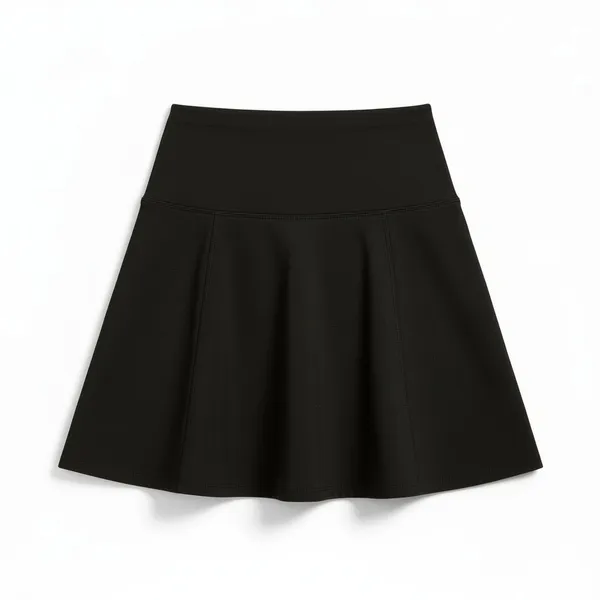 Athletic Works Women Skort Size XXXL (22) Black Pull On Dri-Work Mid-Rise Active - Image 4