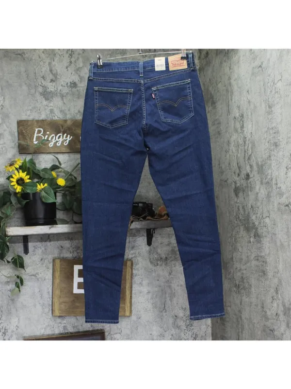 NWT Levi's 721 High-Rise Skinny Jeans 92463221 Eternal Indigo Dark Blue 32X30 - Image 3