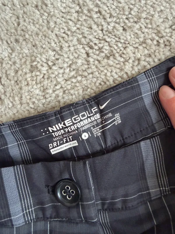 Nike Golf Women’s Dri-Fit Pants Checkered  - Image 3