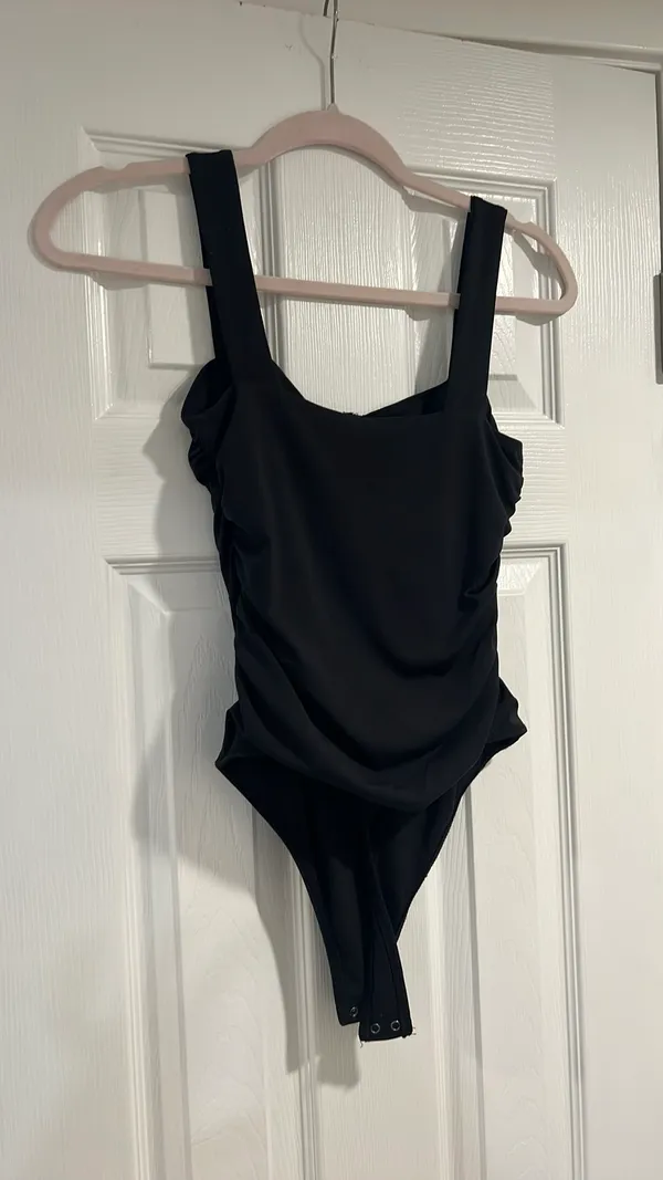 Abercrombie & Fitch Soft A&F Collection Black Bodysuit - Image 3