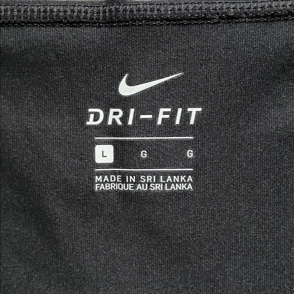 AIR FORCE Nike Leggings Womens Sz Large Black Blue Logo Air Force Falcons - Image 4