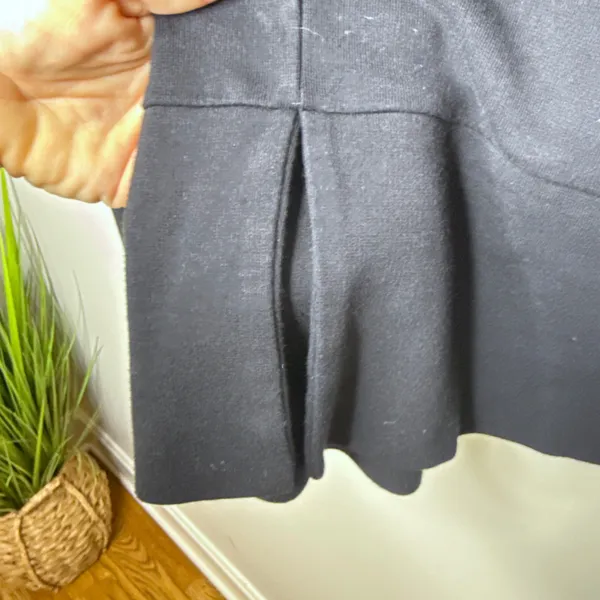 COS Black Oversized Knit Long Sleeve Tunic Top SZ‎ Medium Stretch Minimal Luxury - Image 5