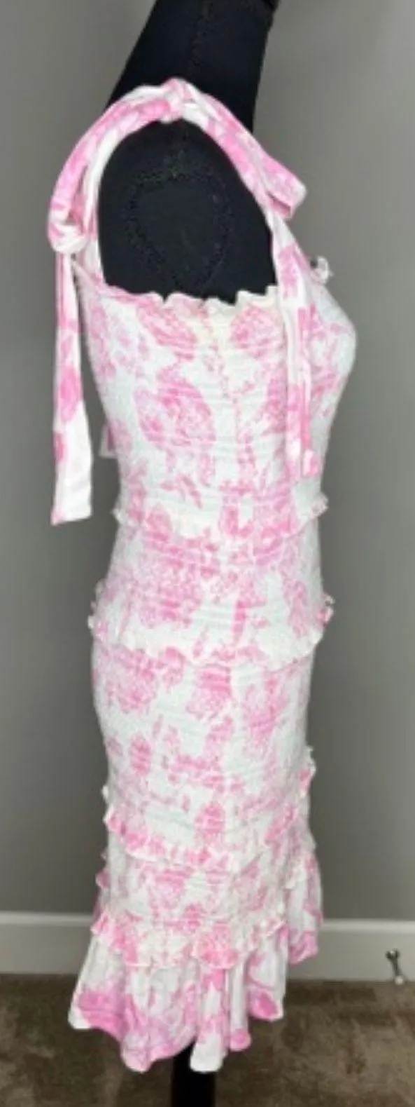 Pink & White dress - Image 6