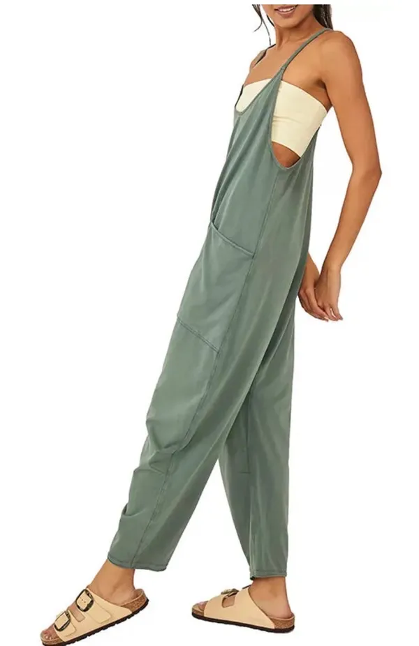 Gray jumpsuit Blue Size XL - Image 3