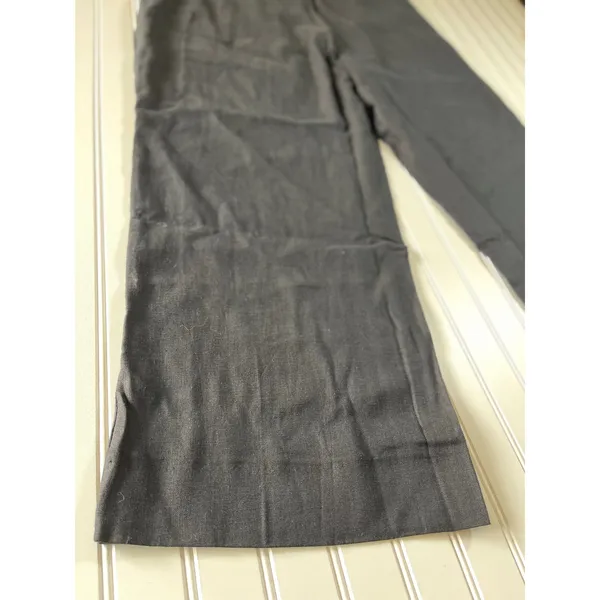 Abercrombie & Fitch Curve Love High Rise Wide Leg Linen Blend Pants Slacks 18S - Image 9