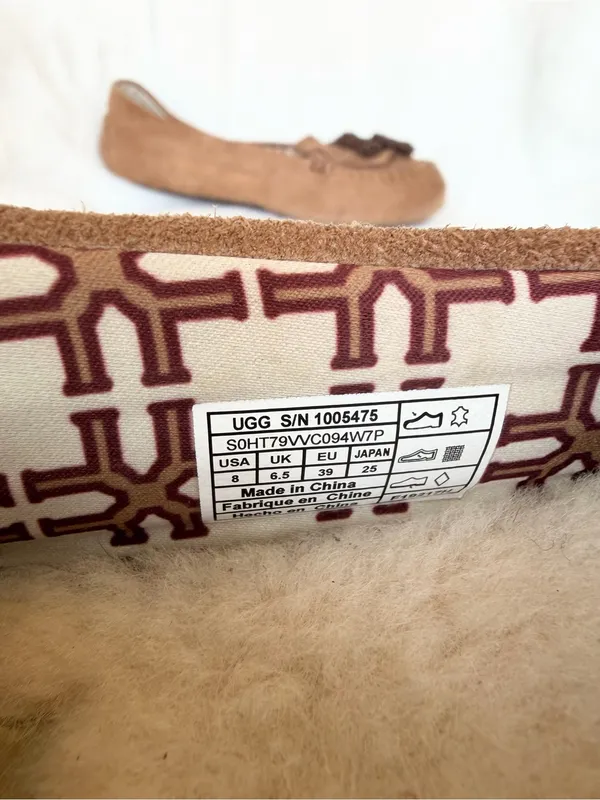 UGG Australia Lizzy Slipper Shoe Chestnut Brown Size 8 - Image 8