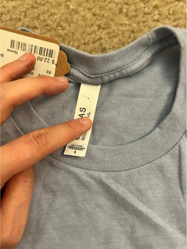 Ab15 Woman top shirt blue small brunch - Image 3