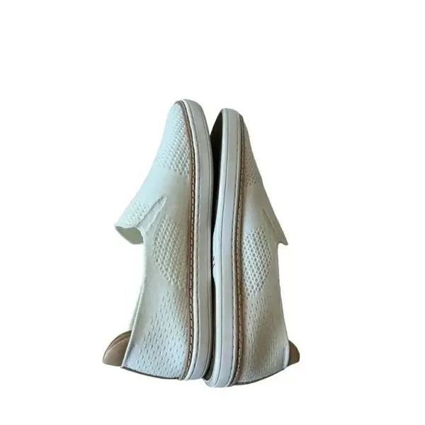 UGG Sammy Knit Women's White/ Cream Slip On Casual Sneakers SZ 9 - Image 4