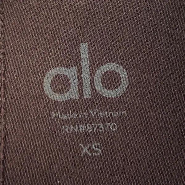 Alo Yoga Women XS‎ Plum Burgundy Cargo Pocket Drawstring Leggings Sweatpants - Image 6