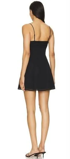 MORE TO COME Carson Mini Dress in Black - Image 2
