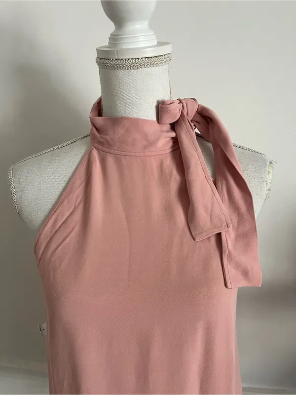 Wilfred • NWT Rose Pink Halluin Blouse High Neck Tank Top - Image 3