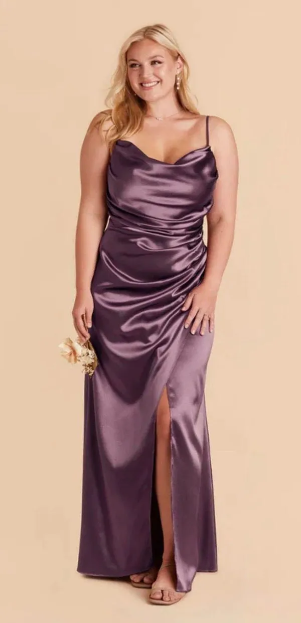 Birdy Grey Lydia Shiny Satin Dress - Image 3