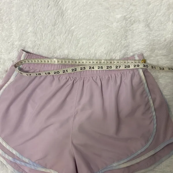 Nike Dri-Fit Women Purple Athletic Brief Lined Running Short Pants.Size-… - Image 2