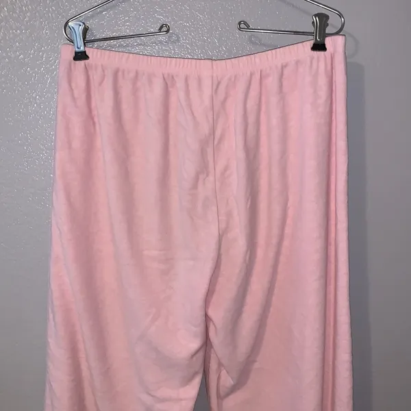 Pinkk Comfy pink cheetah print stretchy plush pajama pants - Image 5