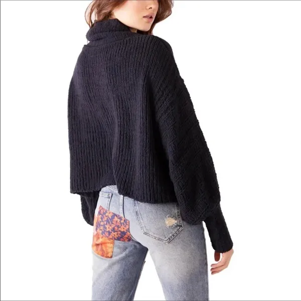 NWT Free People Be Yours Cowl Neck Pullover M - Image 3