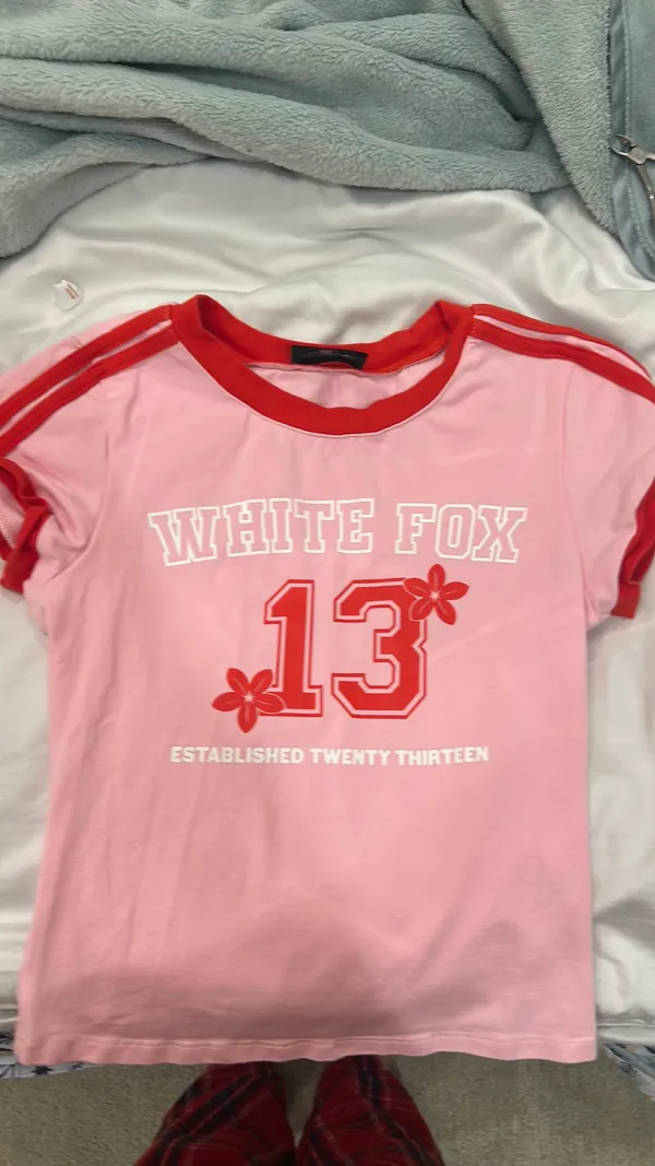White fox baby tee coastal and cute 13 - Image 3