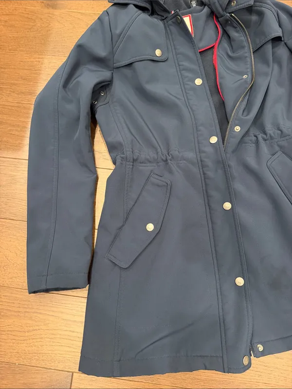 Tommy Hilfiger Jacket Women’s Small Blue Hooded - C27 - Image 6